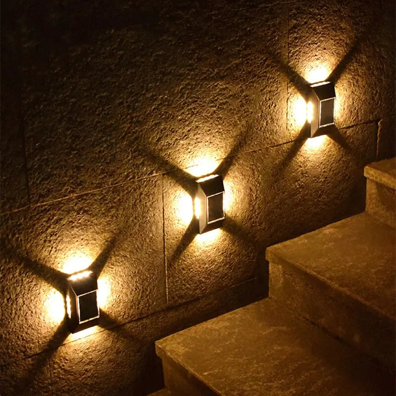 12 led Staircase Villa Balcony Lighting Solar Sensor Wall Lights Royal Lights & Home Decor