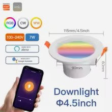 WIFI Smart LED Downlight Dimming Round Spot Light Royal Lights & Home Decor