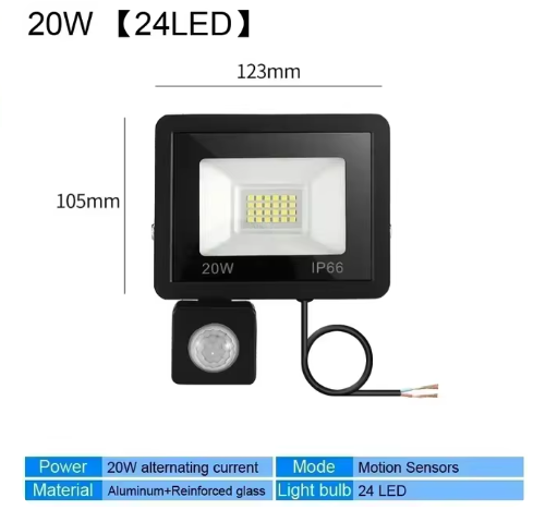 Motion Sensor LED Flood Light Royal Store & Home Decor