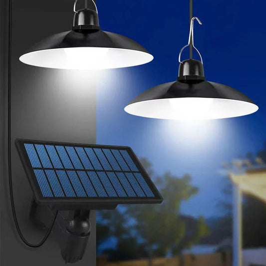 2 Led Solar Powered Lamp with Remote Control Royal Lights & Home Decor
