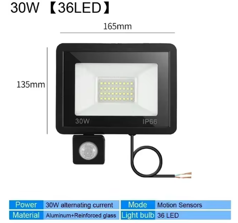 Motion Sensor LED Flood Light Royal Store & Home Decor