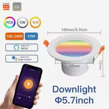 WIFI Smart LED Downlight Dimming Round Spot Light Royal Lights & Home Decor