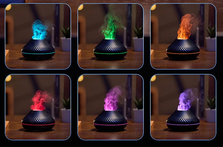 Humidifier with Color Flame Night Light Royal Lights & Home Decor