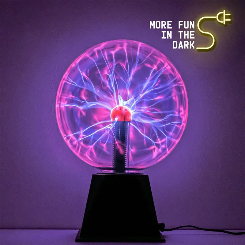 Magic Plasma Ball Lamp LED Atmosphere Night Light Touch control