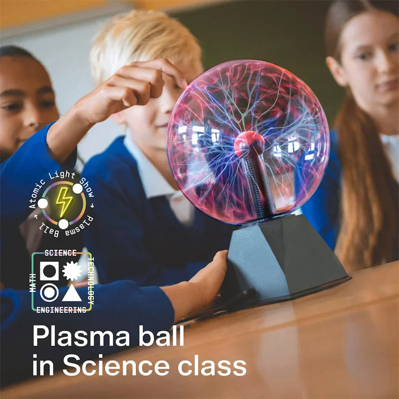 Magic Plasma Ball Lamp LED Atmosphere Night Light Touch control