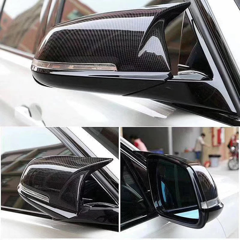 For BMW 1 2 3 4 X Series Rear View Side Mirror Cover Royal Lights & Home Decor