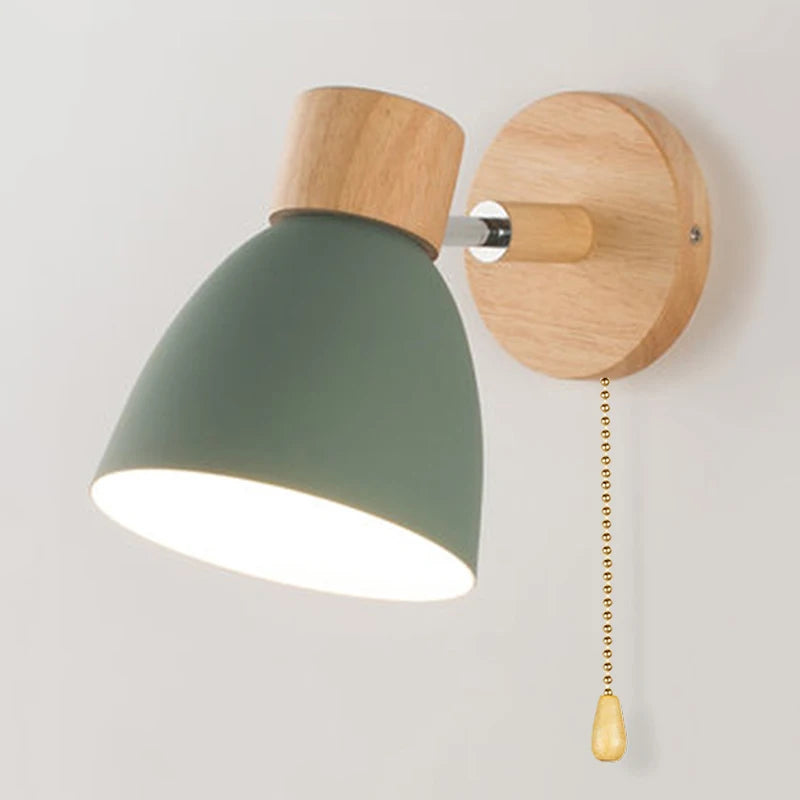 Wooden Wall Lamp With Switch Modern Wall Sconce Royal Lights & Home Decor