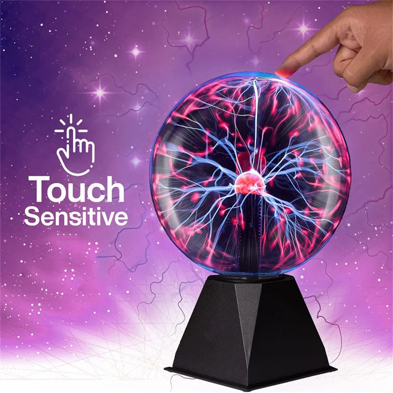 Magic Plasma Ball Lamp LED Atmosphere Night Light Touch control