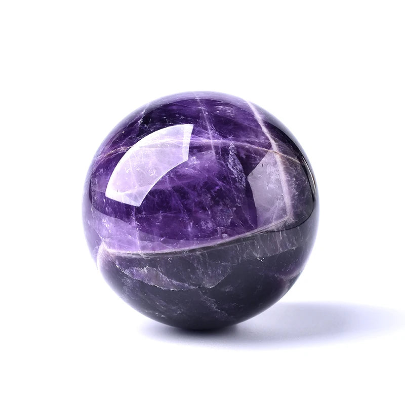 Natural Dream Amethyst Ball Polished Globe Royal Lights & Home Decor