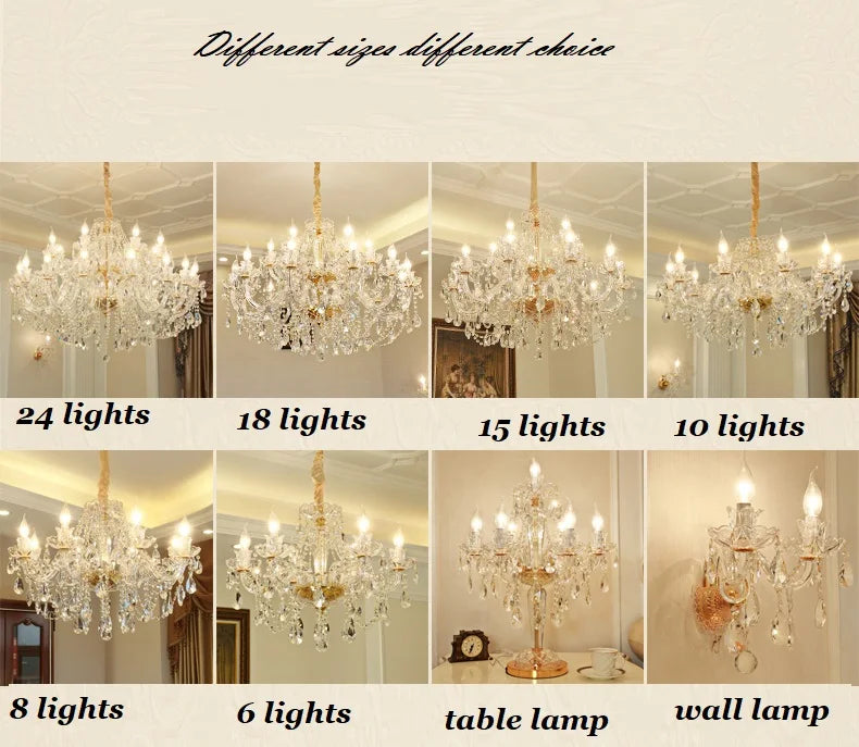 Modern European Style Crystal Chandelier
