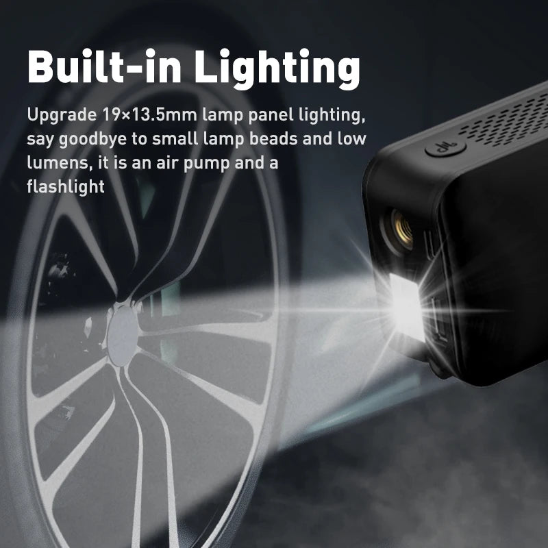 Rechargeable Air Pump Tire Inflator Portable Compressor Digital Cordless - Royal Lights & Home Decor