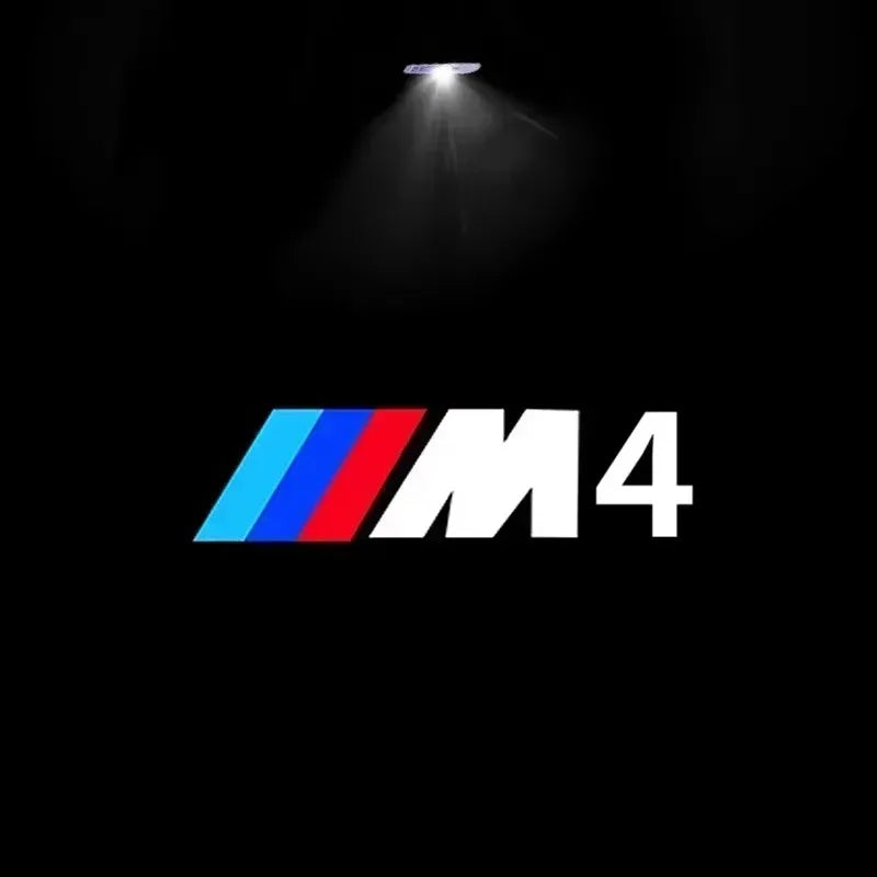 2/4Pcs LED Car HD Door Welcome Light For BMW