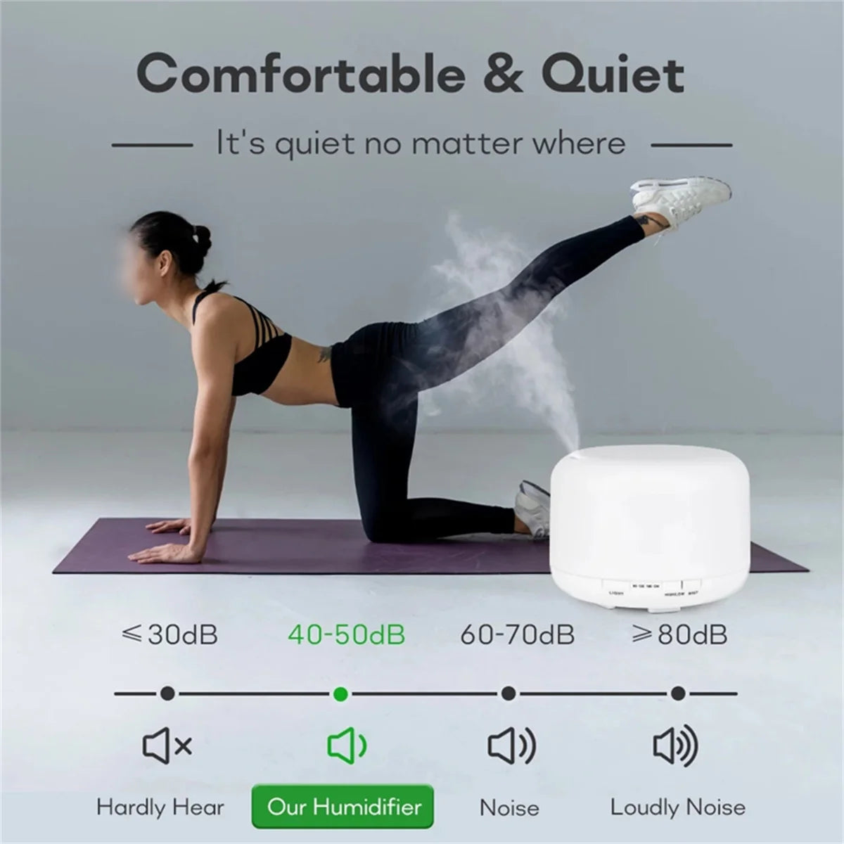 Air Humidifier With Colorful Night Lights Royal Lights & Home Decor