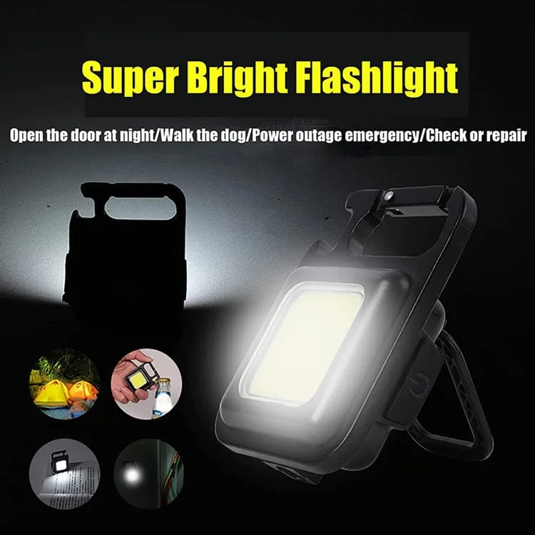 Mini LED 1800LM Flashlight Keychain Multifunctional Portable Royal Lights & Home Decor