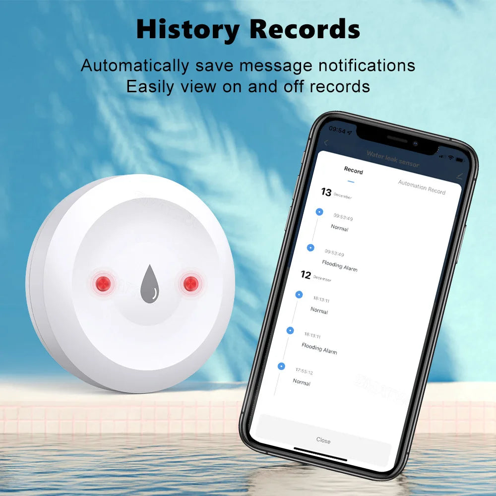 Water Sensor Flood Water Leakage Detector