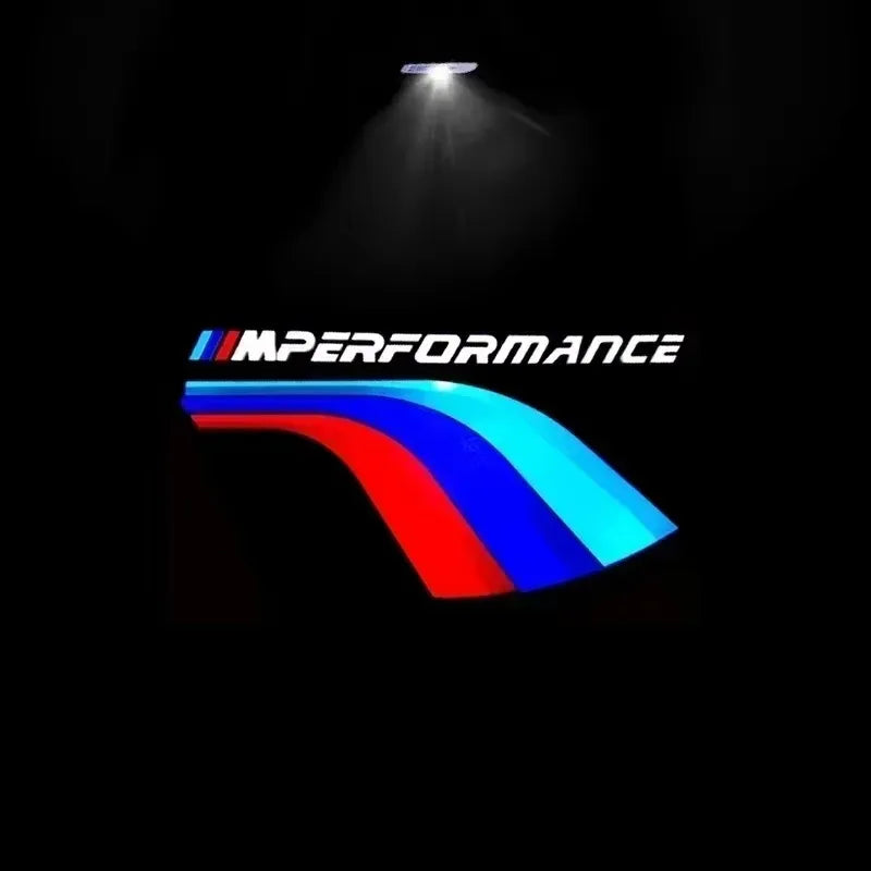 2/4Pcs LED Car HD Door Welcome Light For BMW