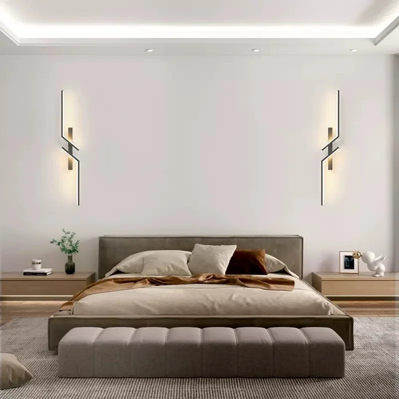 LED Wall Lamp Modern Minimalist Strip Wall Decor Lights
