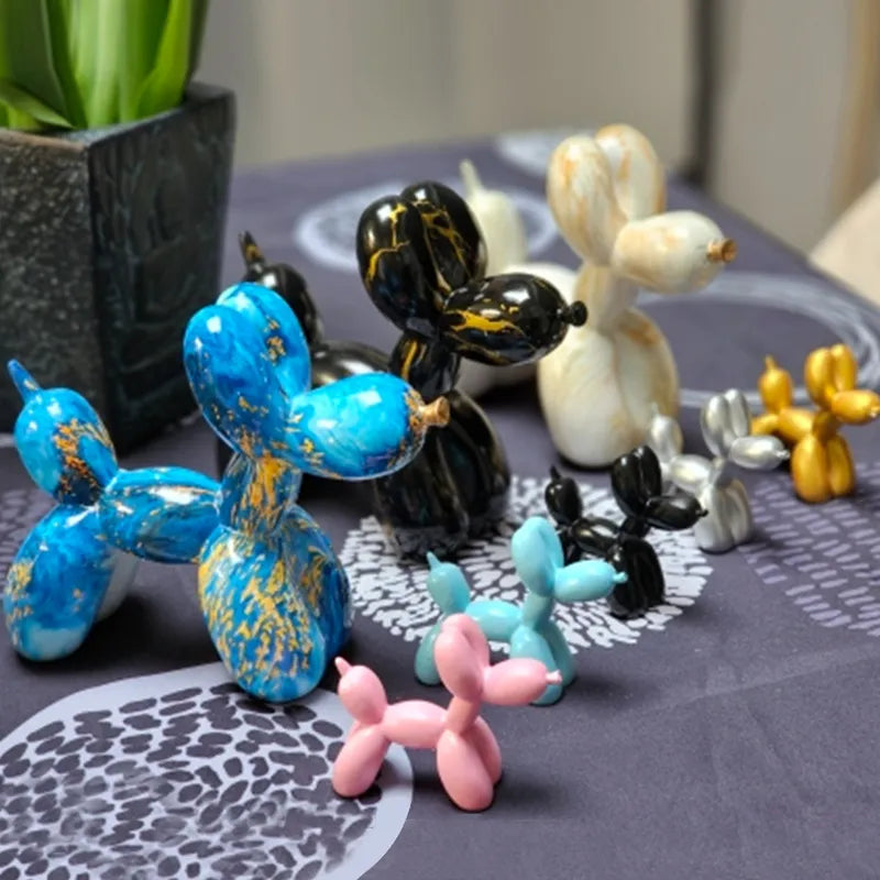 NORTHEUINS Nordic Balloon Dog Figurines - Royal Lights & Home Decor