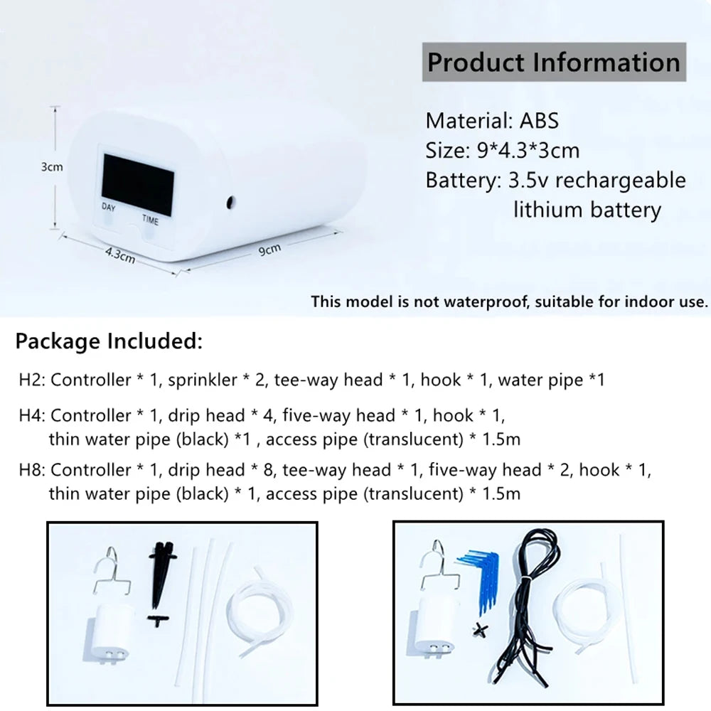 Automatic Watering Pump Controller Intelligent Flowers Plants Sprinkler Drip