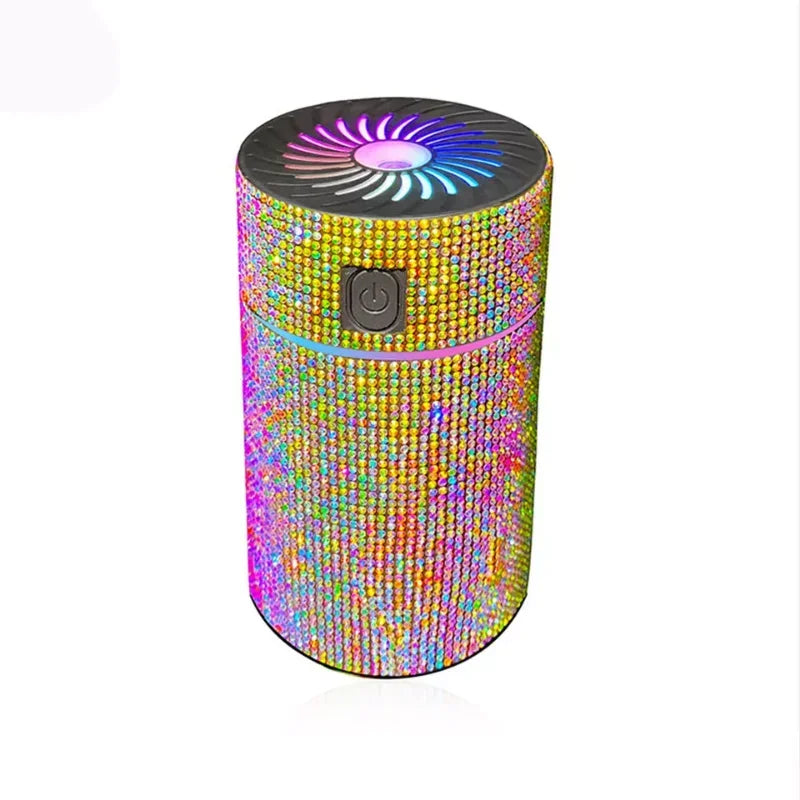 Luxury Diamond Car Diffuser Humidifier with LED Light Royal Lights & Home Decor