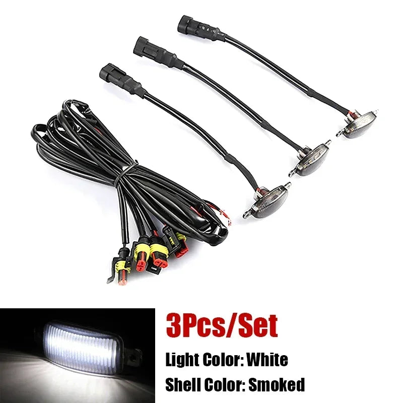 Universal LED Car Lights Front LED Grille Lights With Harness Eagle Eye Lamp