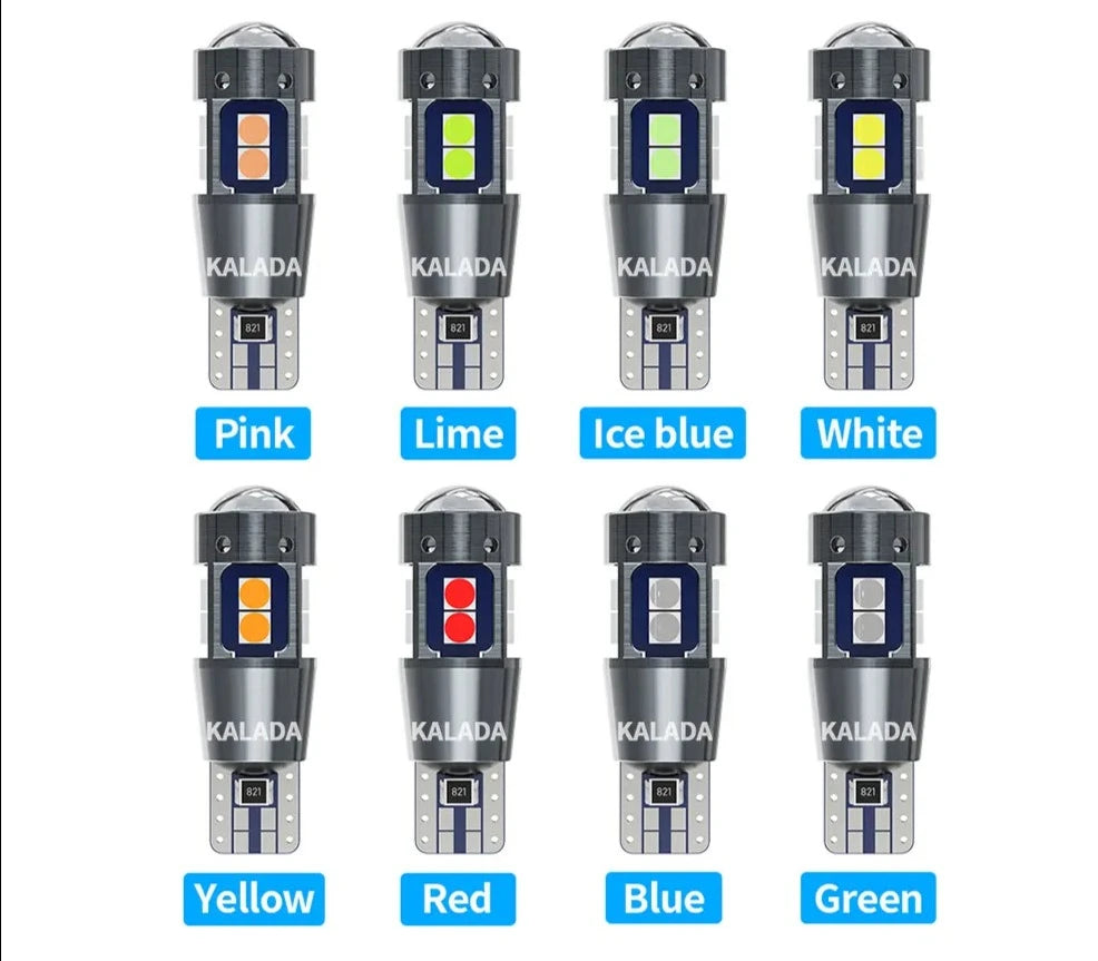 2x High Quality W5W T10 LED - Royal Lights & Home Decor