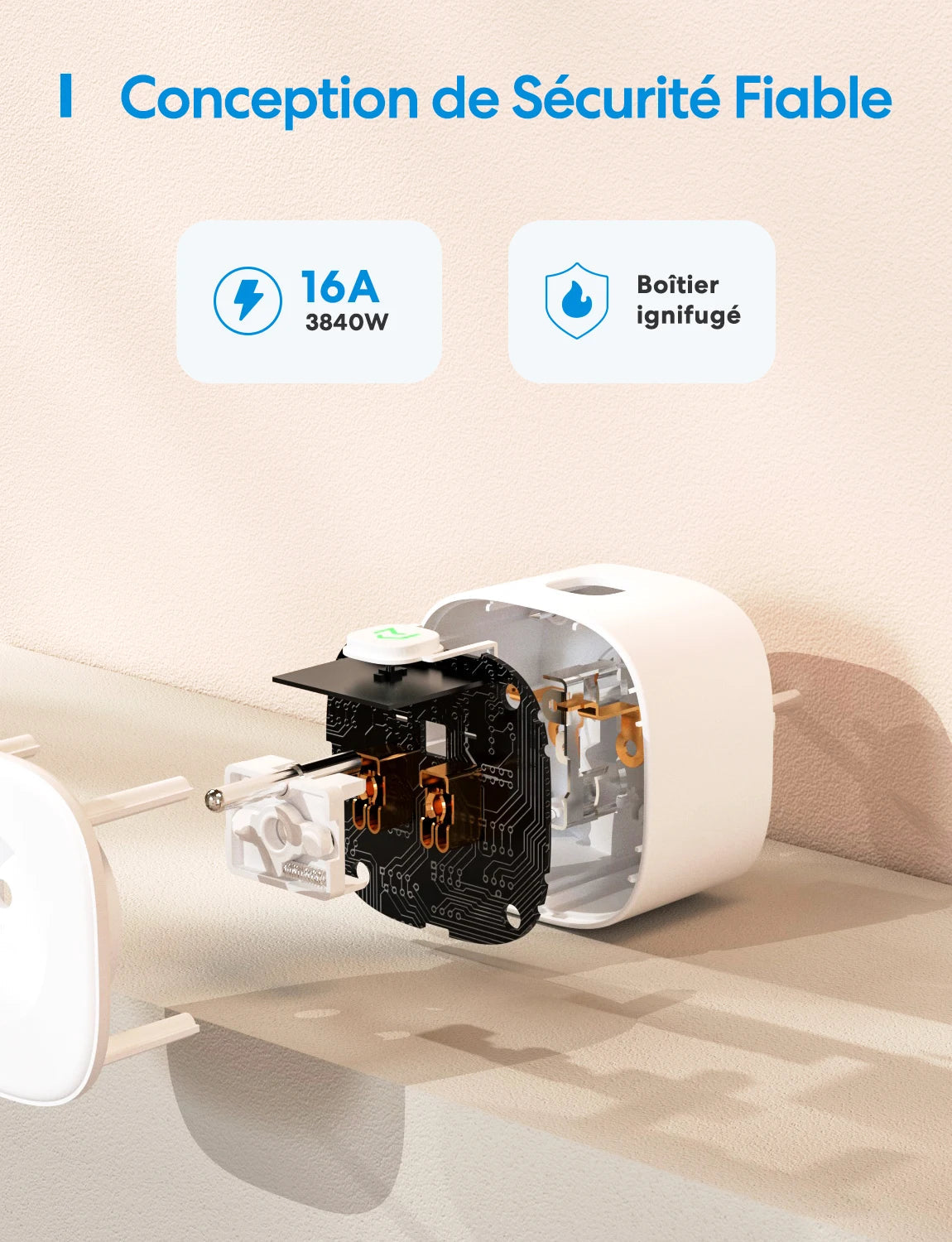 Home Kit Smart WIFI Plug FR Socket Timer Function APP Remote Control Support Alexa Google Home Royal Lights & Home Decor