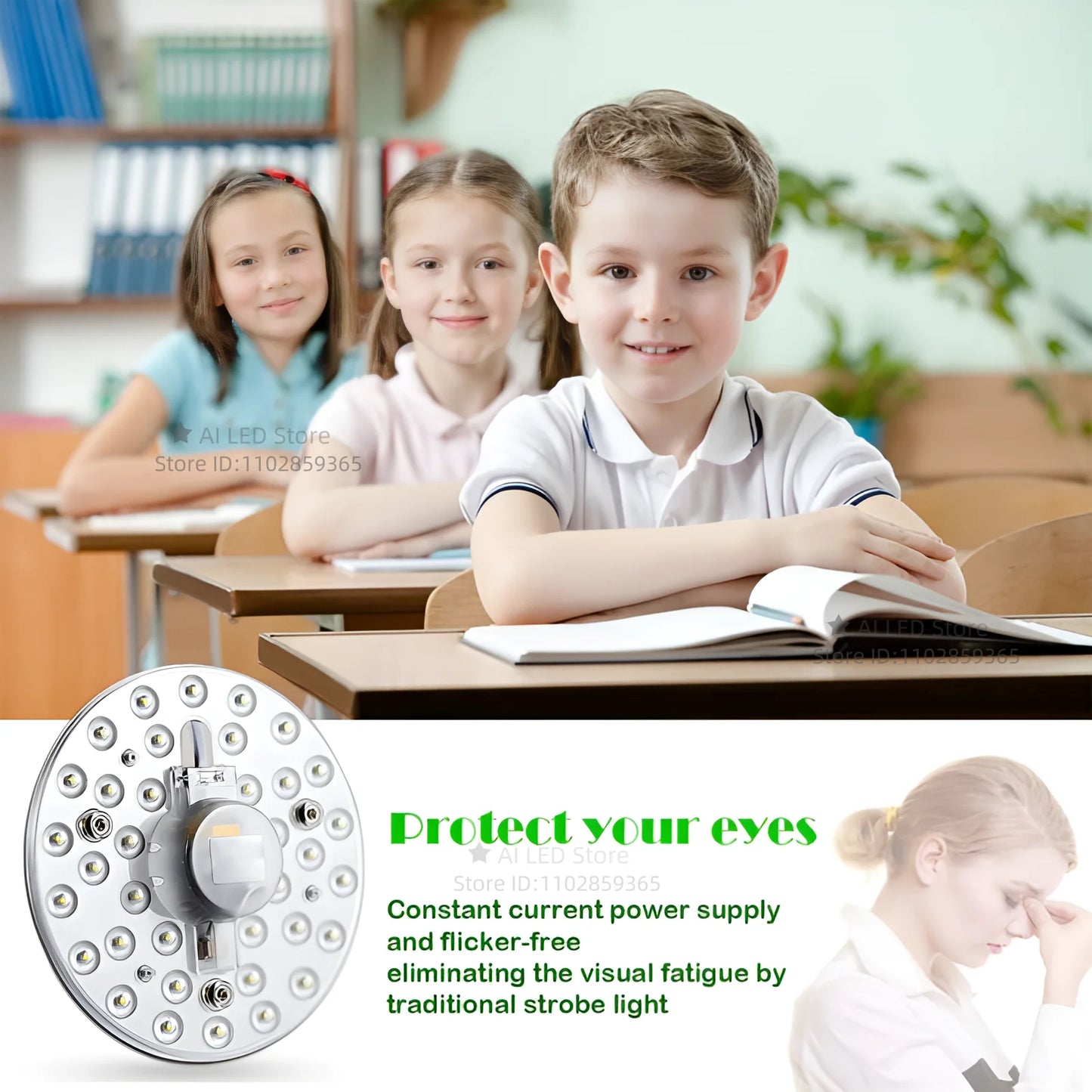 LED Round Ceiling board circular lamp board LED light