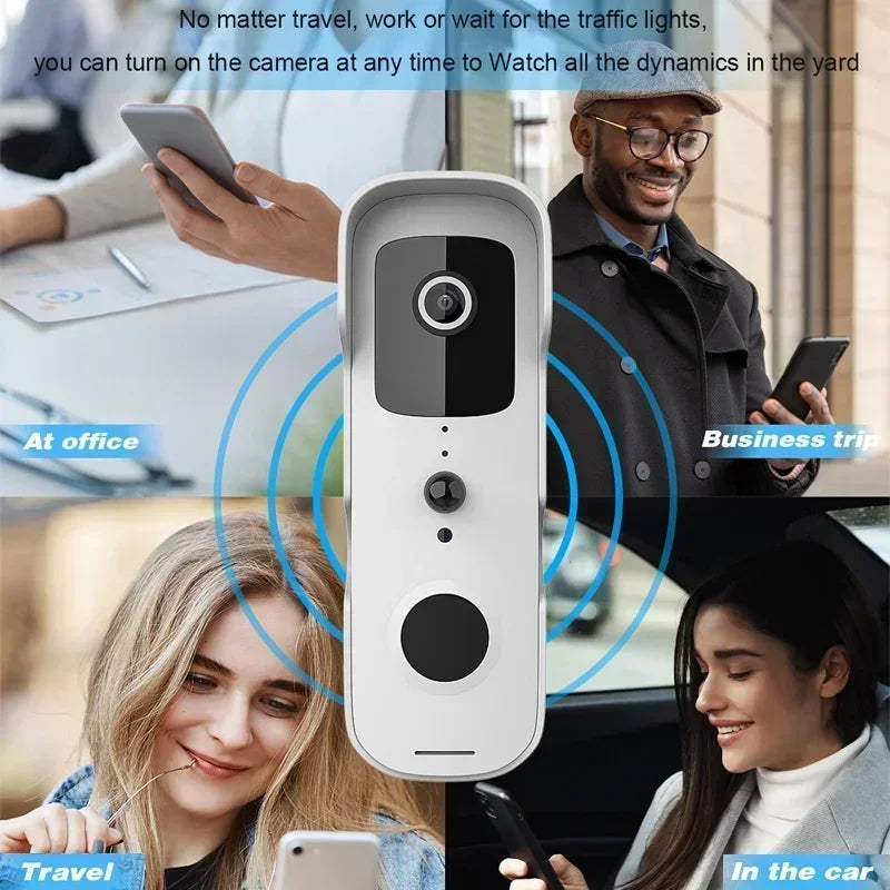 Smart Video Doorbell Waterproof Night Vision