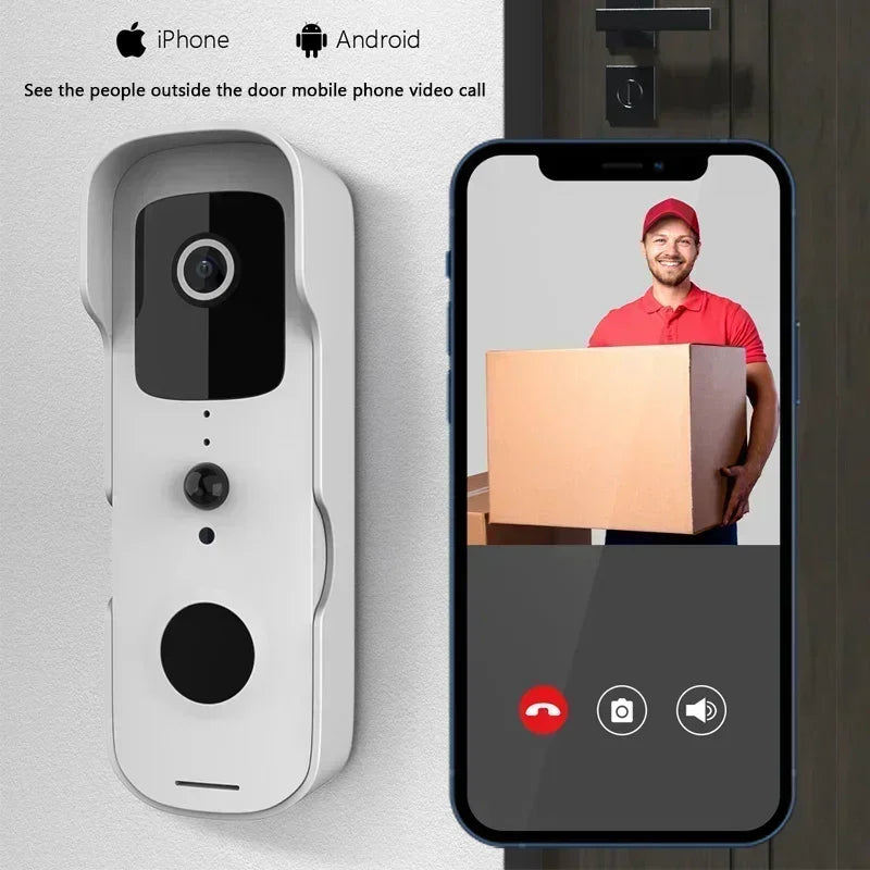 Smart Video Doorbell Waterproof Night Vision