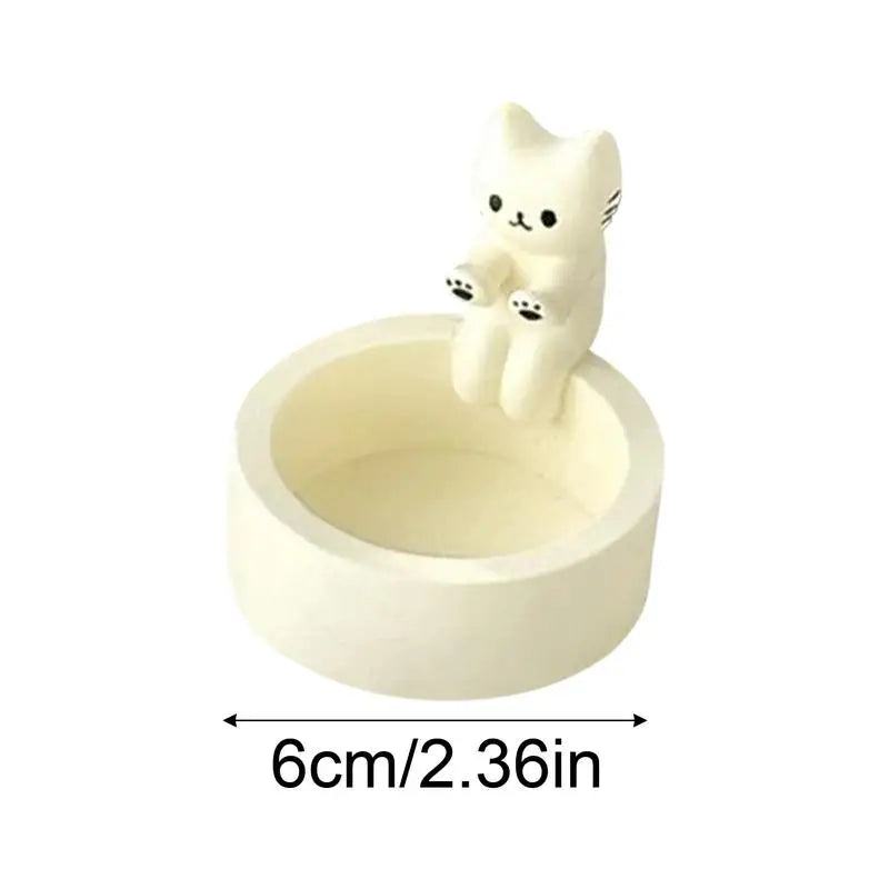 Cat Shaped Aromatherapy Candle Holder Royal Lights & Home Decor