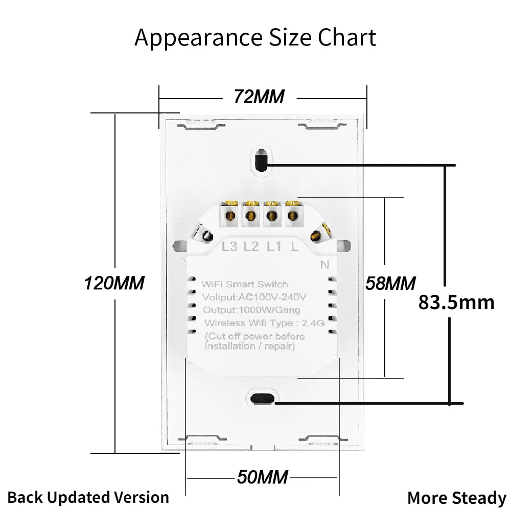 Touch Sensor LED Light Switches Royal Lights & Home Decor