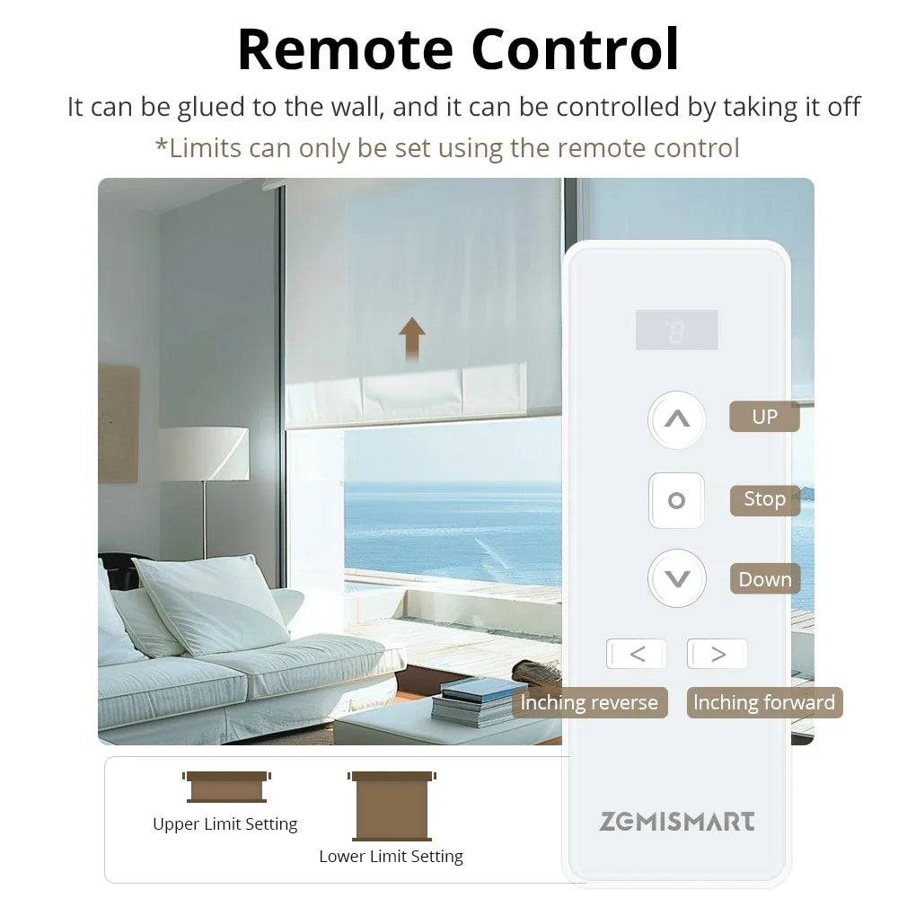 Smart Roller Shade Blinds Motor for 37 38mm Tube Alexa Google Home Smart things Home kit App Control Royal Lights & Home Decor