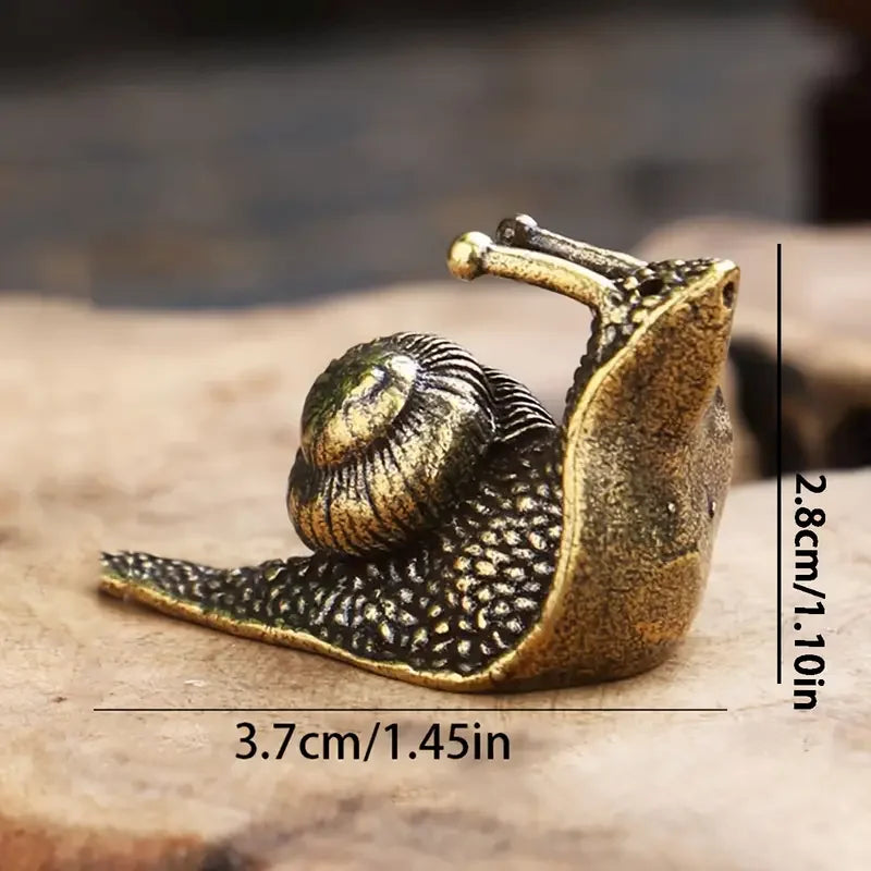 Pure Brass Rooster Figurine - Intricate Golden Animal Brass Home Decor