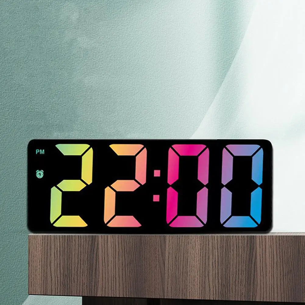 Led Mirror Digital Alarm Clock