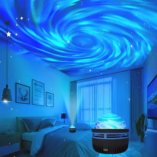 Colorful Galaxy Sky Projector Bedroom Night Light For Kids
