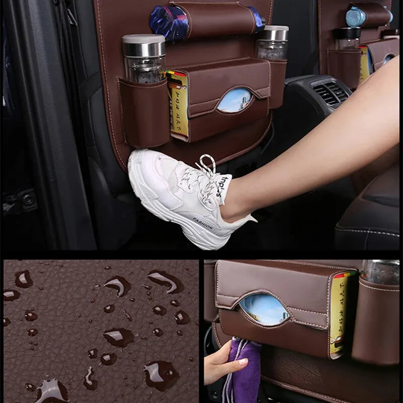 Car Seat Back Organizer with Foldable Table try Royal Lights & Home Decor