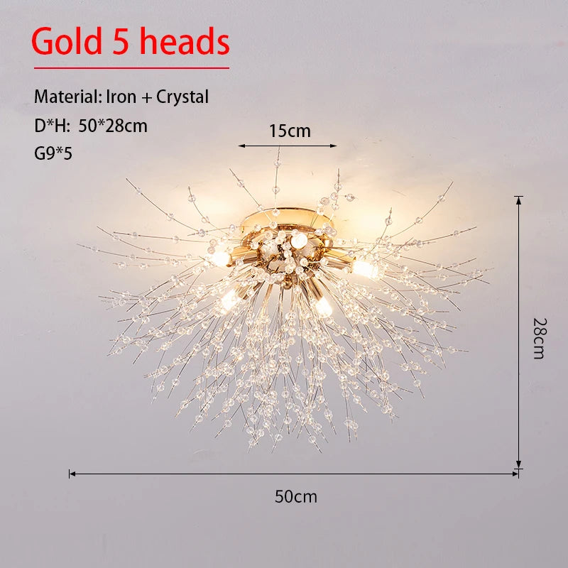 Modern Crystal Chandelier, Ceiling Light