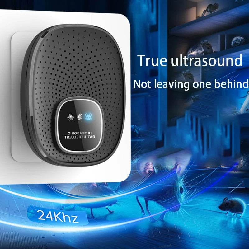 Ultrasonic Pest Repellent Plug-In - Effective Indoor Insect Control