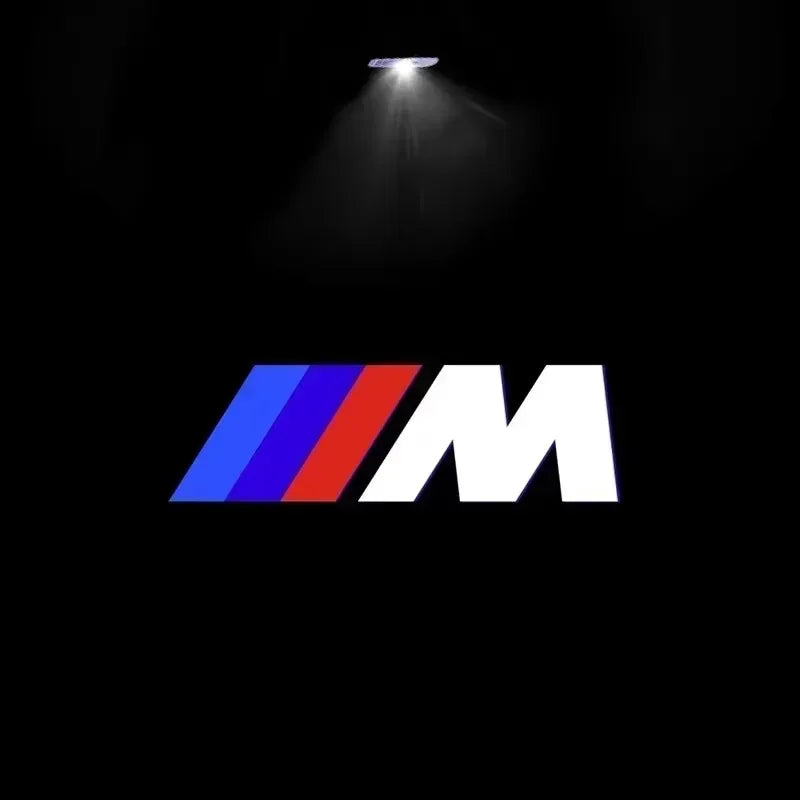 2/4Pcs LED Car HD Door Welcome Light For BMW