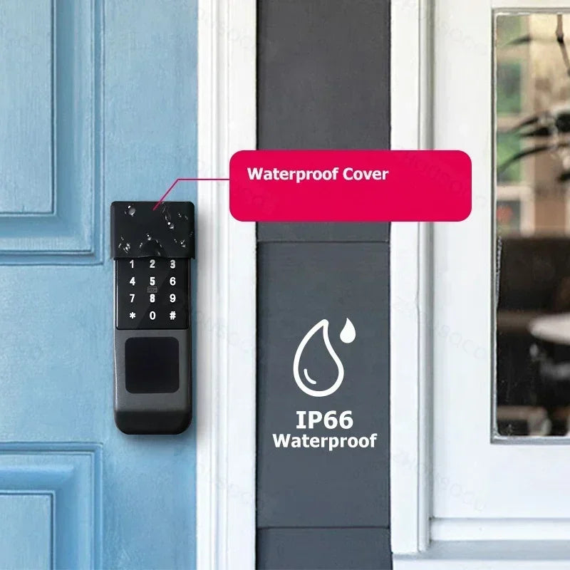 Wifi Fingerprint Smart Door Lock Outdoor Royal Lights & Home Decor