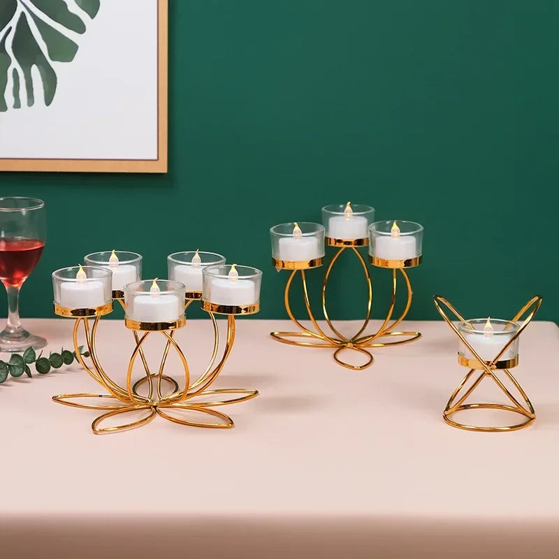 Candlestick Holders Modern Table Decoration