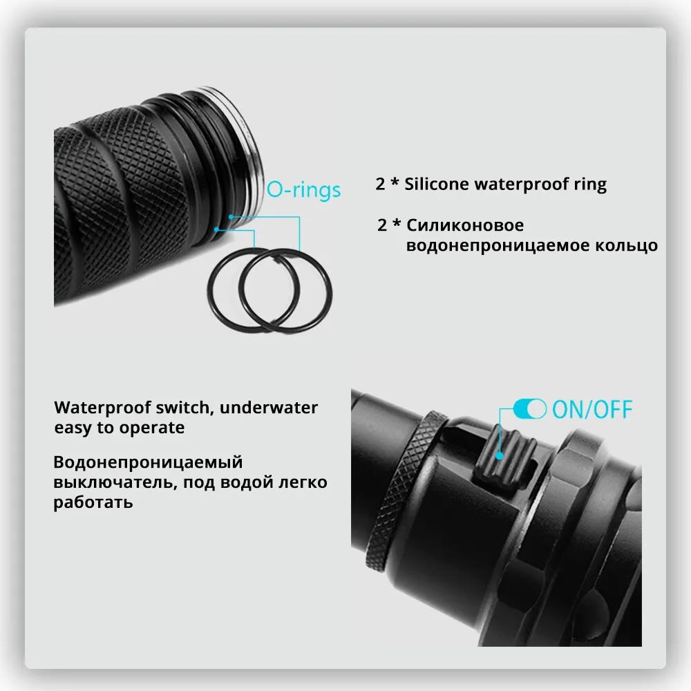High Power Diving Flashlight Royal Lights & Home Decor
