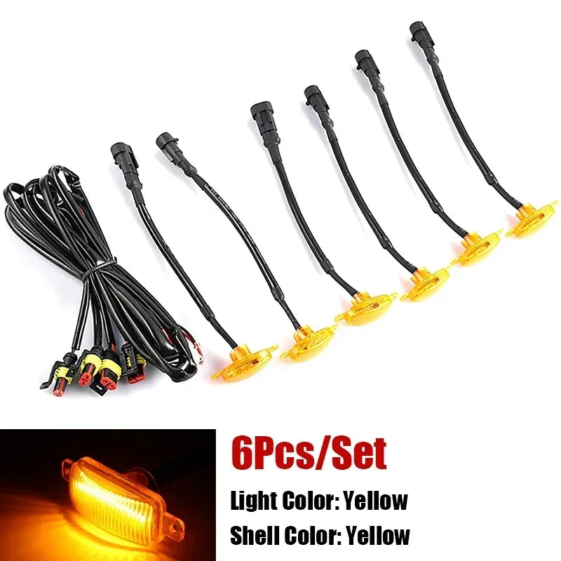 Universal LED Car Lights Front LED Grille Lights With Harness Eagle Eye Lamp