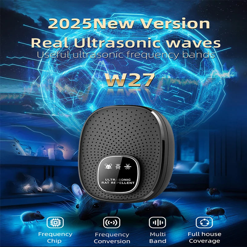 Ultrasonic Pest Repellent Plug-In - Effective Indoor Insect Control