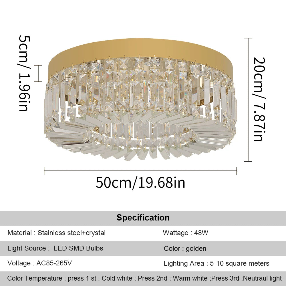 Gold Luxury Modern Chandelier