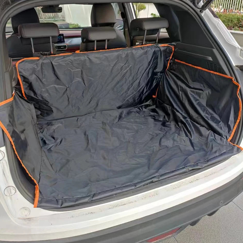 Waterproof Trunk Seat Cover for Back Cargo Area, Universal Fit Royal Lights & Home Decor