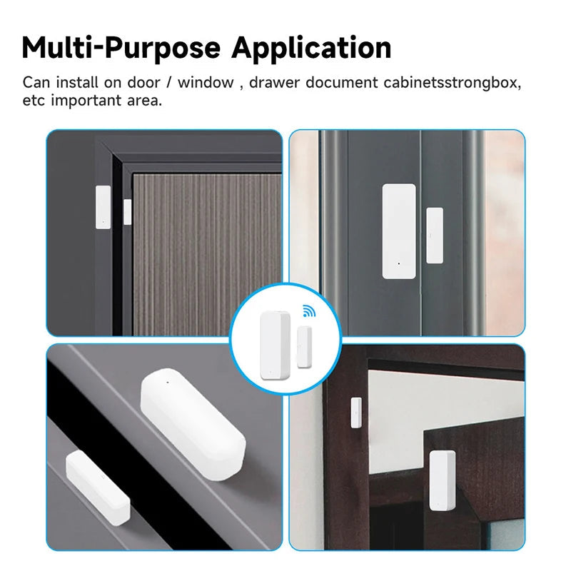 Smart Home Wireless Door Detector Door Open / Closed Alarm System for Alexa Google Royal Lights & Home Decor