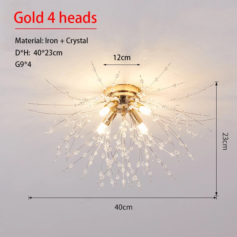 Modern Crystal Chandelier, Ceiling Light