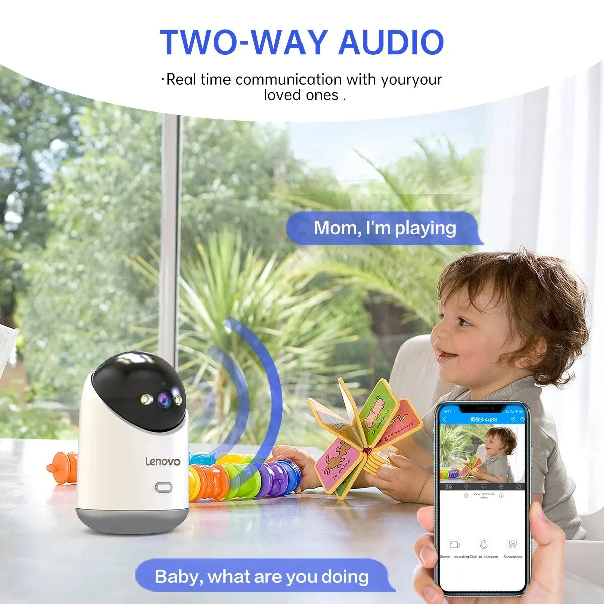 Lenovo 3MP 5G WiFi Camera Auto Tracking